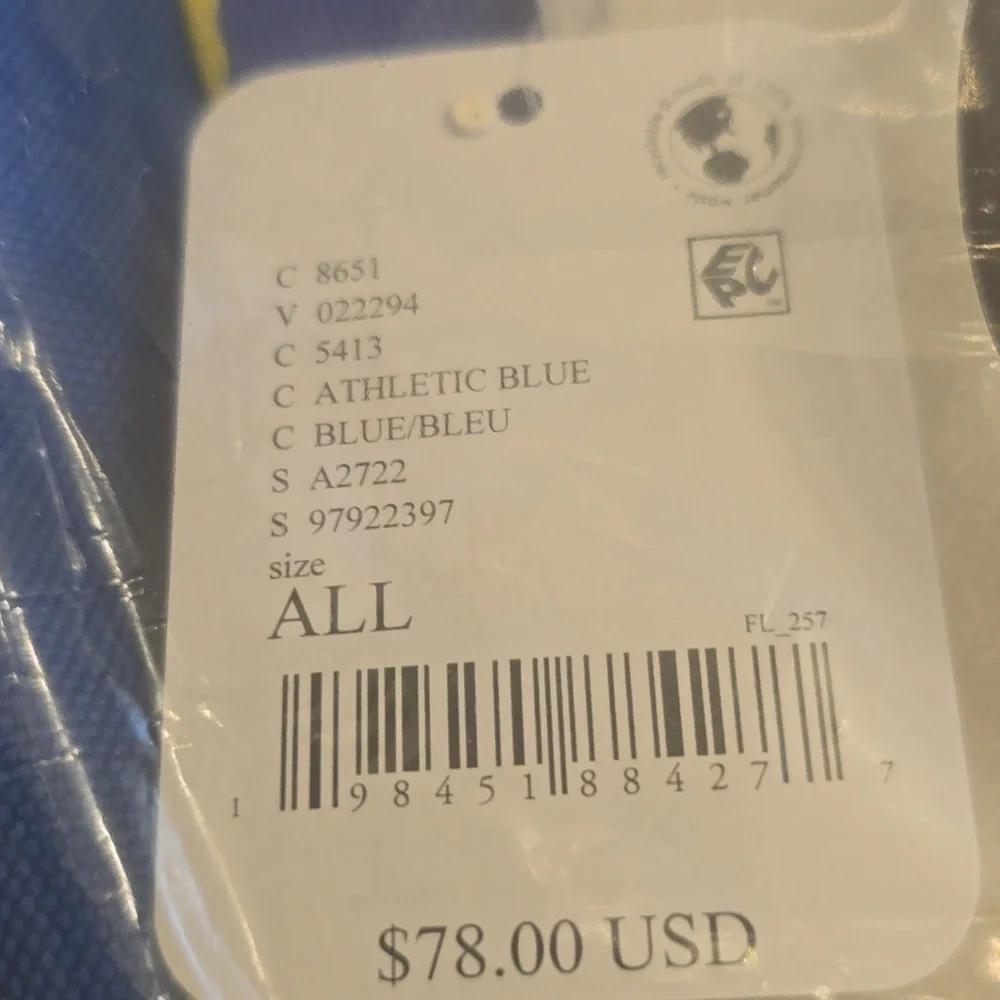 New In Package FP Movement Old Sport Duffle Bag. Blue - Picture 6 of 7